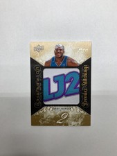 2008-09 Upper Deck Premier Stitchings Larry Johnson Hornets Patch PS-LJ /50