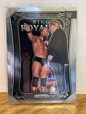 2023 Panini Prizm WWE RING ROYALTY INSERT #1 STEVE AUSTIN - Image 1 of 2