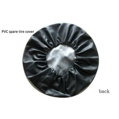 17in Car Wheel Tire Cover Protector Spare Tyre Protective Accessories Black - Image 1 of 4