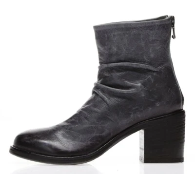 Женские выцветшие черные кожаные сапоги на каблуке Kelsi Dagger Brooklyn размер 35,5 - Изображение 1 из 4