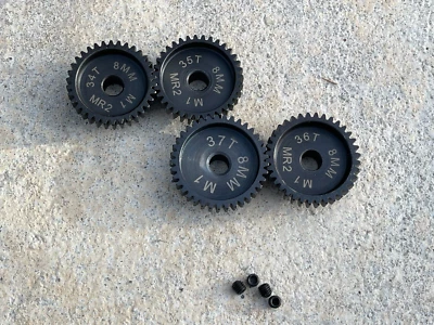 8mm Mod 1.0 Pinion Gears 34-37T  SPEED GEARS RATED TO 200+ MPH!! - Image 1 of 3
