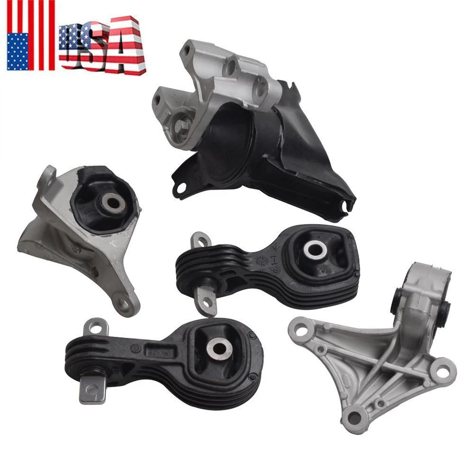 Montaje de motor de 5 piezas para Honda CR-V 2012 2013 2014 2,4 L transmisión automática A65052 Foto 1 de 4