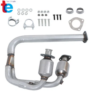 2000 -2002 2003 For Jeep Wrangler 4.0L L6 Front Catalytic Converter Direct Fit Foto 1 de 4