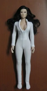 1:6 Medias Blancas Mono Ropa Para 12" Mujer Phicen TBL JO Figura Juguetes Corporales - Imagen 1 de 2
