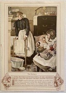 Pubblicità rivista antica sapone avorio "Il vivaio", pubblicità copyright 1898 B3B4 - Foto 1 di 2