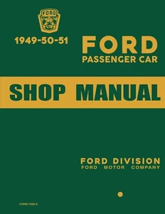 Ford 1949 - 1950 - 1951 manual de tienda de autos - Imagen 1 de 4