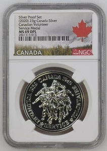 2020 Canada Silver Canadian Volunteer Service Medal NGC MS69 DPL - Picture 1 of 2