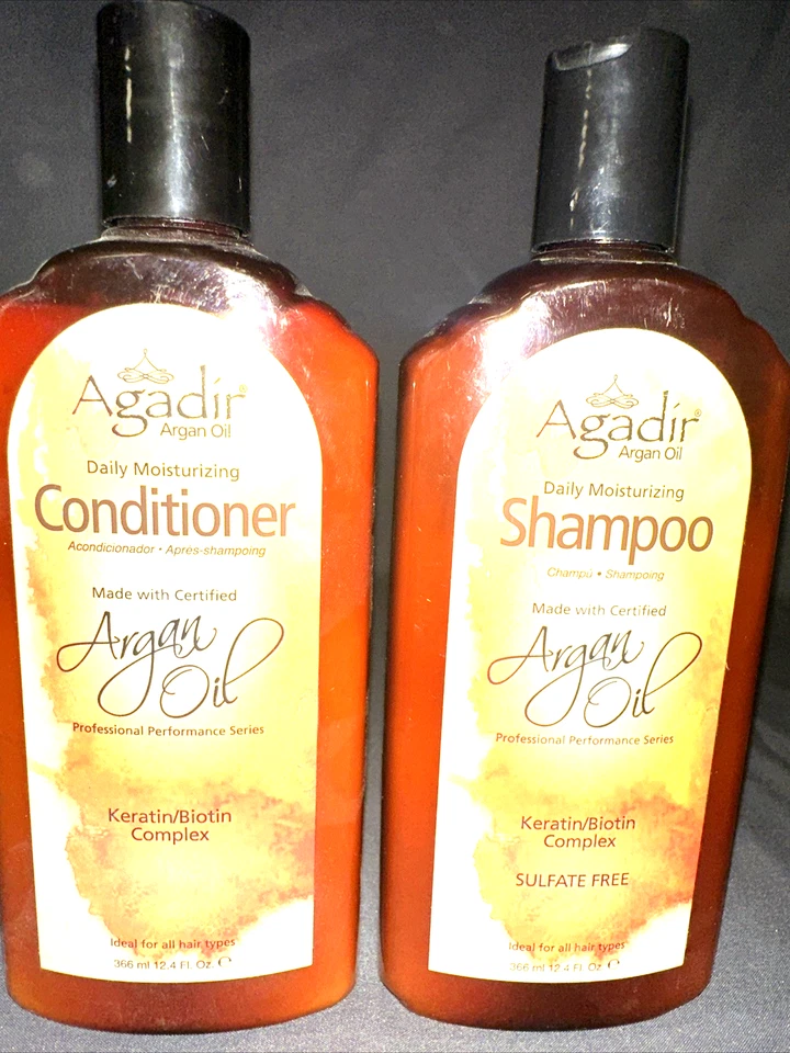 Champú y acondicionador hidratante diario con aceite de argán Agadir 12,4 oz. cada Foto 1 de 1