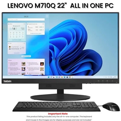 Lenovo All In One 22" M710Q Core i7 6thGen 32GB RAM 1TB SSD Windows 11 Desktop - Image 1 of 4
