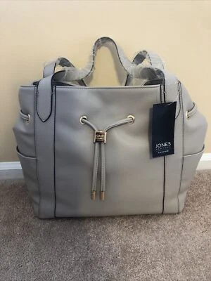 NUEVO Bolso de Mano Jones NewYork Signature Mia - Estilo 11JN121JNJW-CE en Cemento Foto 1 de 4