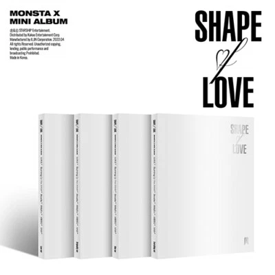 MONSTA X 11th Mini Album [SHAPE of LOVE] 4Ver SET CD+P.Book+2ea Photocard+Gift Foto 1 de 4