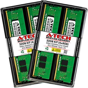 32GB 4x 8GB PC4-3200 RDIMM Dell PowerEdge R650 Memory RAM - Picture 1 of 3