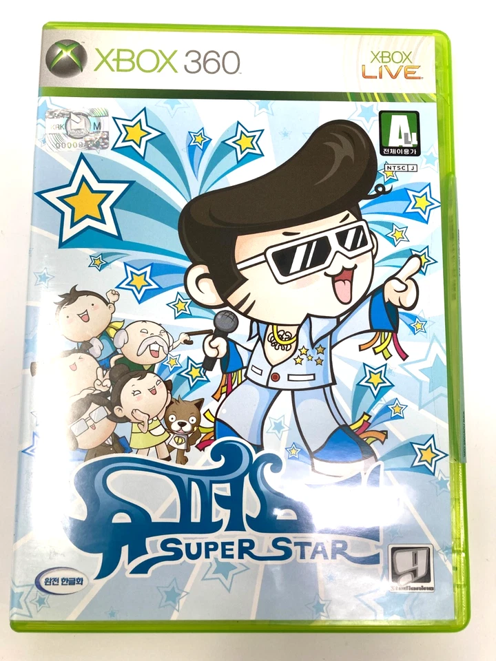 SUPER RARE Super Star Superstar Karaoke Xbox 360 Korean Exclusive Version - Image 1 of 3