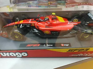 FORMULA 1 FERRARI SF-23 1:18 DELUXE ED. CARLOS SAINZ MONZA GP - BURAGO MISB - Foto 1 di 1