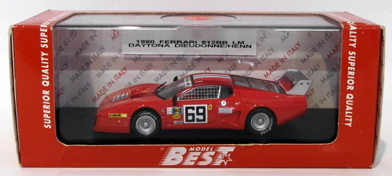 Mejor escala 1/43 Diecast 9297 - Ferrari BB #69 LM Daytona 1980 Dieudonne-Henn Foto 1 de 4
