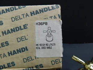 Delta H36PB One Medium Neo Style Metal Cross Handle - Picture 1 of 5