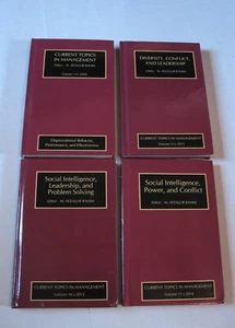 Current Topics in Management Editor: M. Afzalur Rahim Volumes 14 -17 Hardcover - Imagen 1 de 23