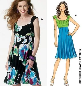 Misses & Plus Size Maggy London Dress Pattern Butterick B5751 Size 10-18, 18-26 - Picture 1 of 8