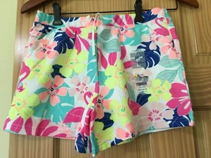 NWT Carter's Flamingo Flowers Girls Shorts Cotton Summer 6/6X,7,8,10/12,14 - Picture 1 of 1