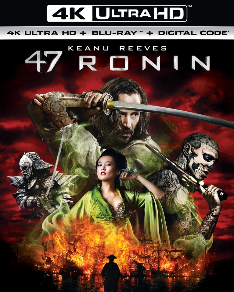 47 Ronin - Keanu Reeves - 4K UHD Blu-ray  - New & Sealed - Image 1 of 1