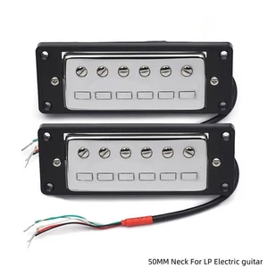 High Quality Humbucker Pickups Set for Electric Guitar Chrome 6 String - Picture 1 of 8