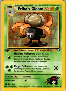 Erika's Gloom (45) Uncommon Gym Heroes 045/132 NM 1st Edition - Picture 1 of 2