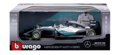 Coche fundido a presión Bburago 1:18 Formula, Mercedes Foto 1 de 4