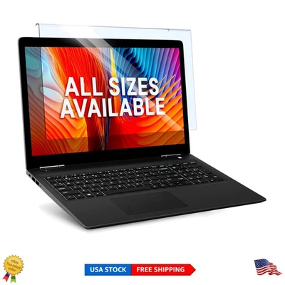 Анти-УФ синяя светоблокирующая пленка для экранов 15,6 дюйма — простота установки, 1 упаковка - Изображение 1 из 4