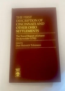 1988 The First Description of Cincinnati and Other Ohio Settlements (1792) Book - Picture 1 of 10