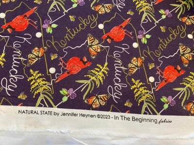 Tela de edredón de algodón Kentucky State, al principio elección de talla Foto 1 de 3