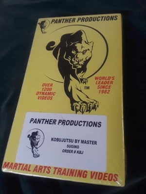 Panther Productions Kobujutsu by Master Sugino Martial Arts VHS, Very Good COND. - Image 1 of 4
