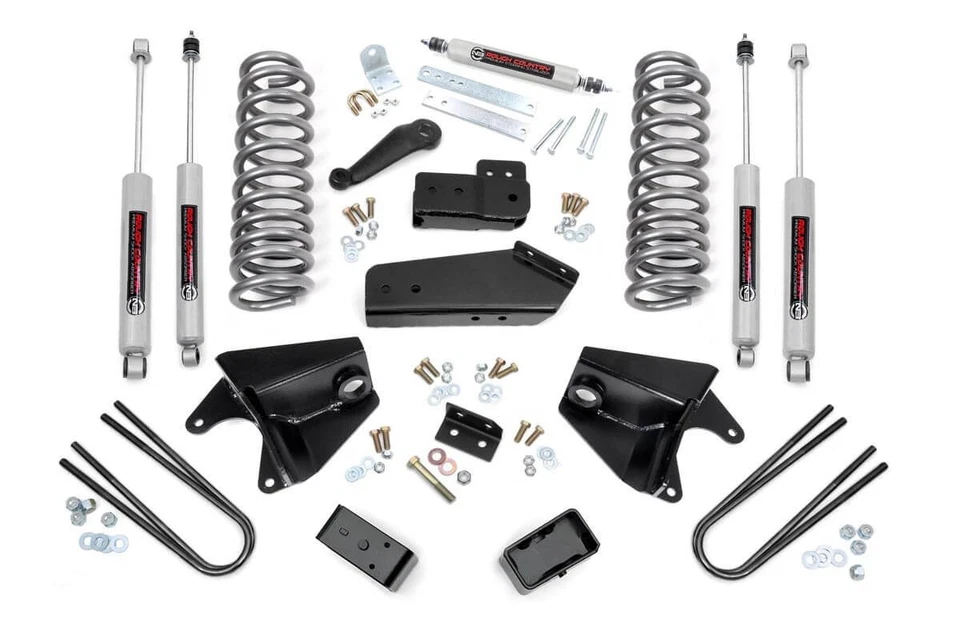 Rough Country 4" Lift Kit w/N3 Shocks for 1980-1996 Ford F-150 2WD - 46730 - Image 1 of 1
