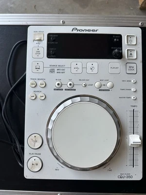 RARE Pioneer DJ CDJ‑350  White Compact DJ Multi Player USB used - Image 1 of 4