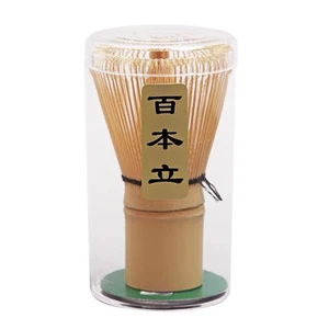Handcrafted Golden Bamboo Matcha Whisk, Traditional Japanese Chasen Matcha St... - Picture 1 of 7