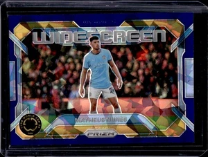 2025 Prizm FIFA Club World Cup Matheus Nunes Widescreen Blue Ice #93/99 Man City - Picture 1 of 2