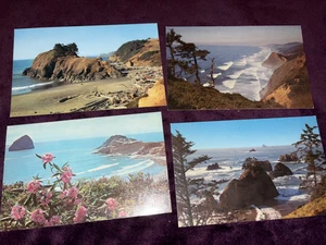 Ansichtskarten, "OREGON COAST" 4 alte Postkarten Sleeved - Bild 1 von 3