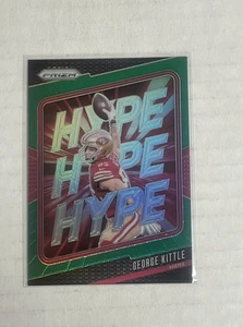 2024 Panini Prizm Hype Prizms Verde #8 George Kittle 49ers - Foto 1 di 2