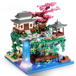 Mini Cherry Blossom Waterfall Building Set w/o Box - Picture 1 of 2