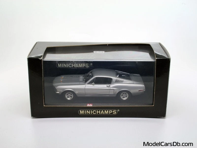 1:43 Ford Mustang Fastback 1968 Minichamps, Auto Bild Edition, Original box - Bild 1 von 1