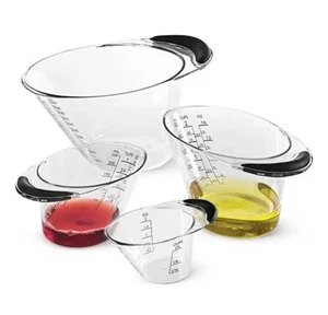 New Pampered Chef EASY-READ Measuring Cups Set of 4  #100193 - Picture 1 of 5