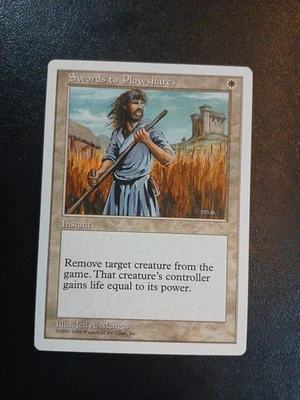 Magic The Gathering Swords to Plowshares Anthologies Light Play Condition ●246 - Image 1 of 4