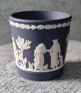 Wedgwood Blaues Jaspis-Relief Übertopf - Bild 1 von 8
