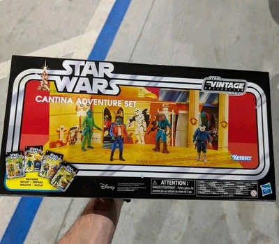 NEW STAR WARS VINTAGE COLLECTION CANTINA ADVENTURE SET 4-PACK- Bubble Wrapped - Image 1 of 4