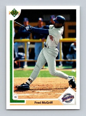 1991 Upper Deck #775b Fred McGriff lot29 - Image 1 of 2