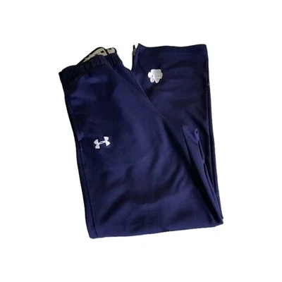 Pantalón polar Under Armour UA 1300124 Hustle para hombre 400 azul real estampado de pata pequeña Foto 1 de 4