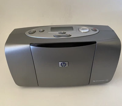 HP PhotoSmart 130 Standard Inkjet Printer with carry case - missing cords - Image 1 of 4