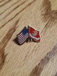 Estados Unidos / Cuerpo de Marines. Pin solapa amistad qz - Imagen 1 de 3