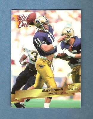 MARK BRUNELL 1993 Wild Card Rc #135 Jacksonville Jaguars - Image 1 of 2