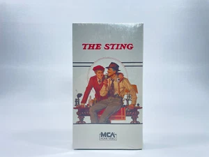 The Sting VHS Paul Newman Robert Redford 1973 Sealed Watermarks BRAND NEW - Picture 1 of 7