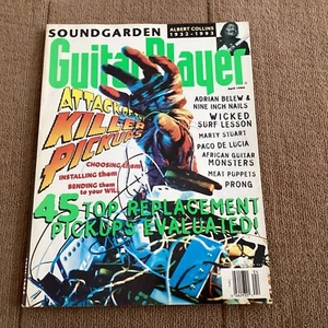 1994 April GUITAR PLAYER Soundgarden Nine Inch Nails Albert Collins - Picture 1 of 2
